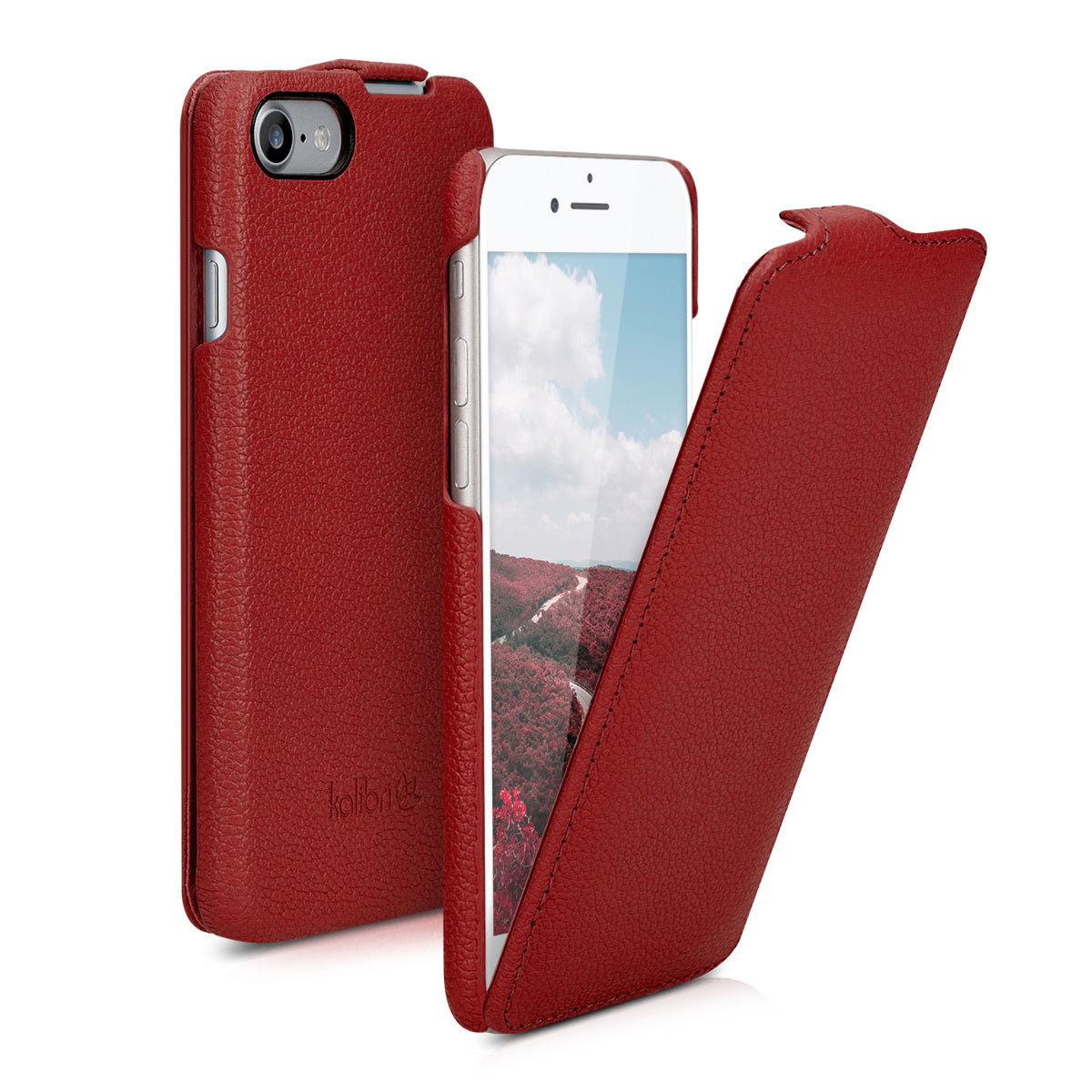 kalibri Flip Case Ultra Slim compatible with Apple iPhone SE (2022) / iPhone SE (2020) / iPhone 8 / iPhone 7