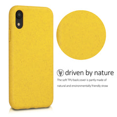 iPhone XR Handyhülle Naturfaser Matt