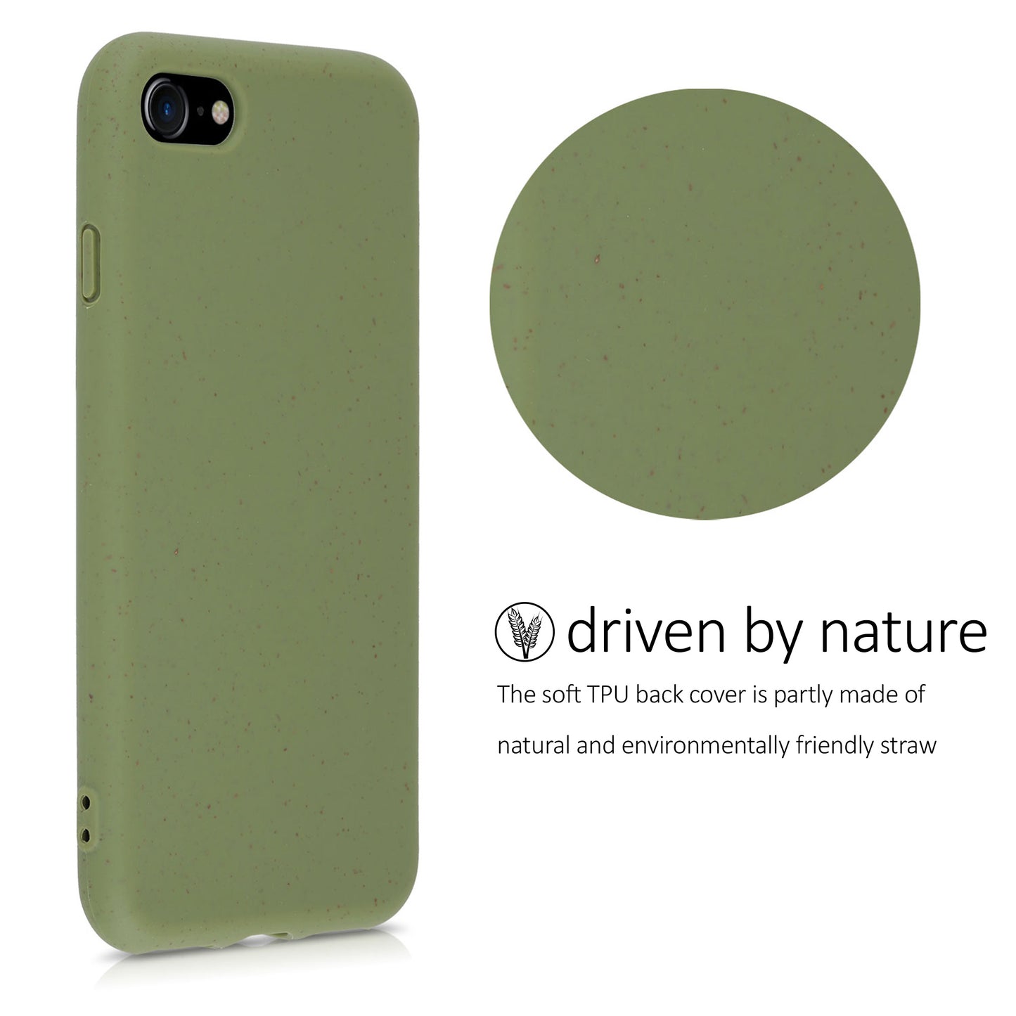 Phone Case for Apple iPhone SE (2022) / iPhone SE (2020) / iPhone 8 / iPhone 7 Matte Natural Fibre