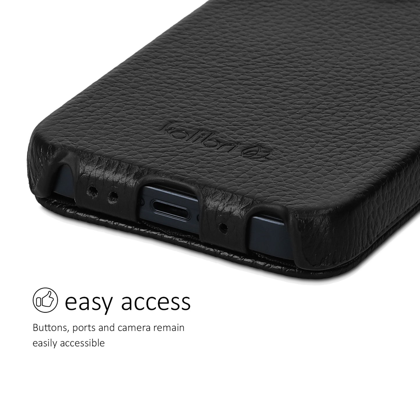 kalibri Flip Case Ultra Slim compatible with Apple iPhone 13 mini