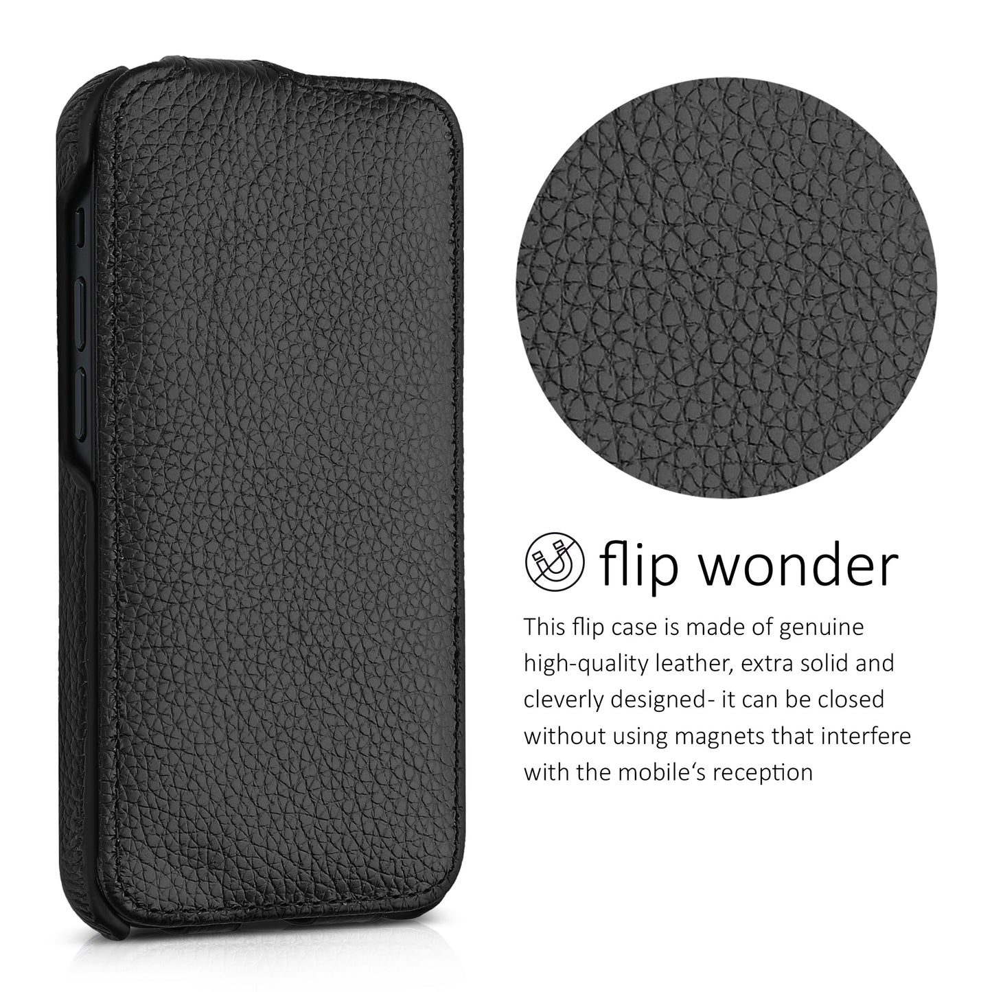 kalibri Flip Case Ultra Slim compatible with Apple iPhone 13 mini