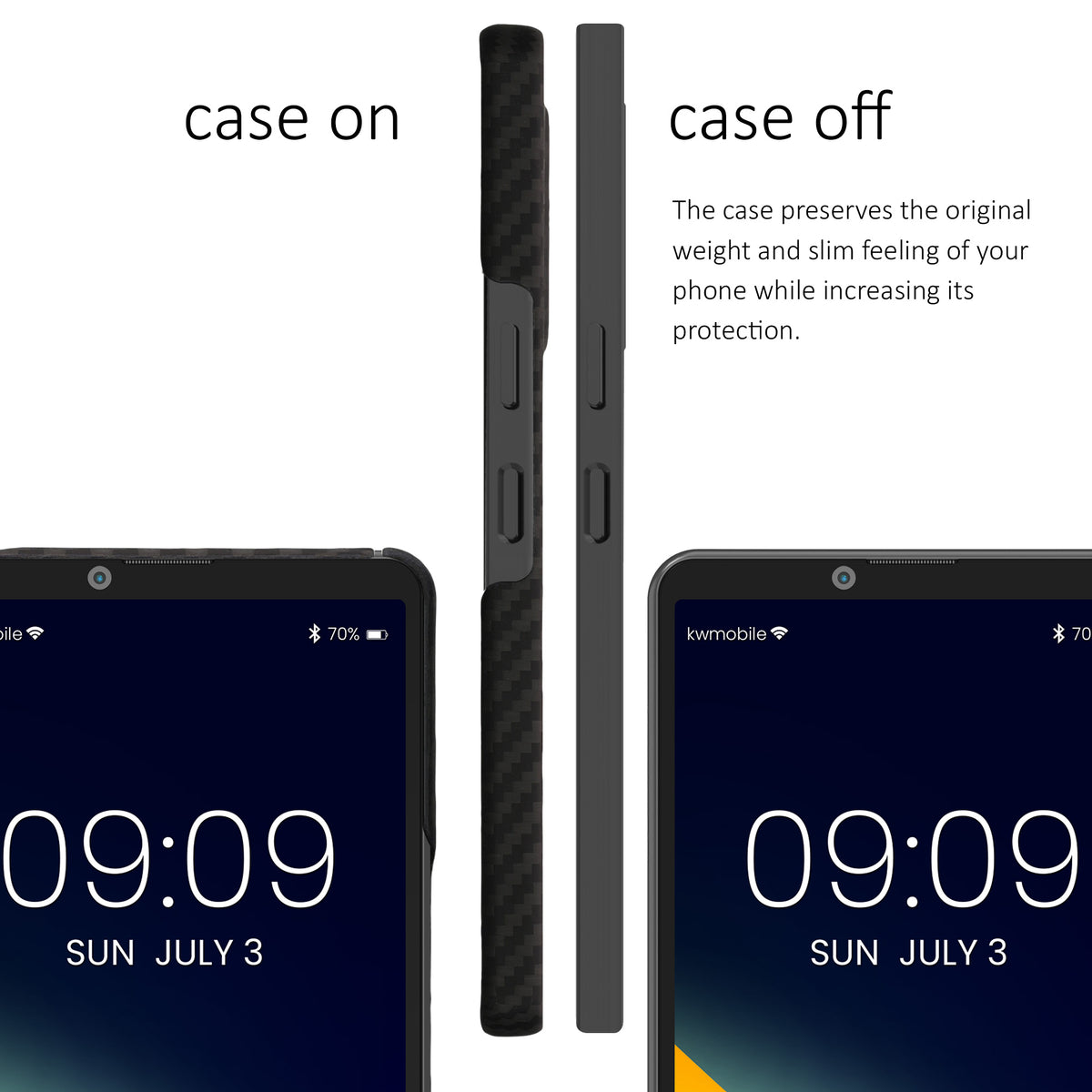 kalibri Protective Case Compatible with Sony Xperia 10 V Phone Cover Case Mobile Phone Case