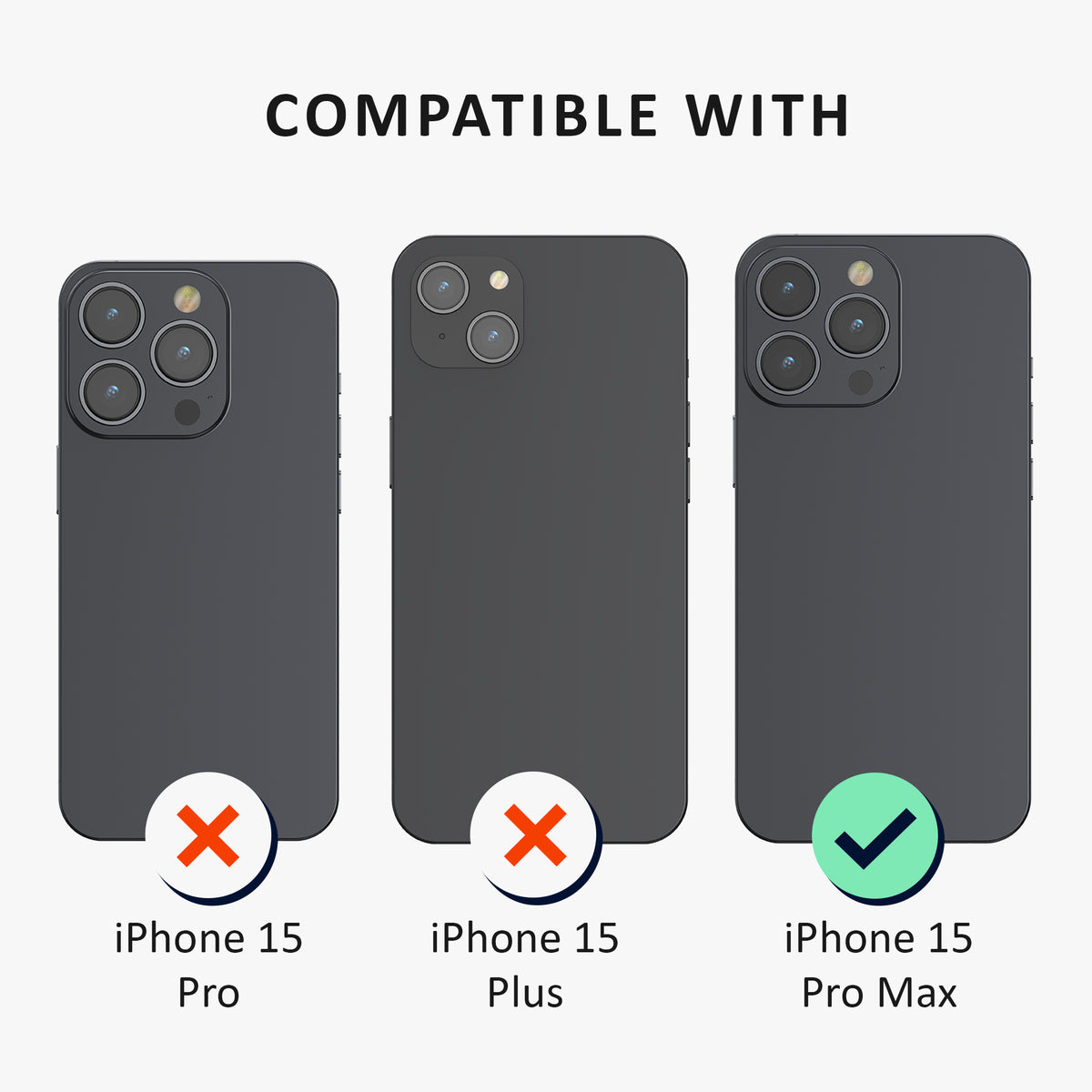 iPhone 15 Pro Max Phone Case Frosted Navy