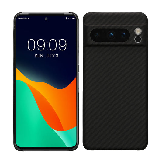 Google Pixel 8 Pro Phone Case Aramid Carbon Look