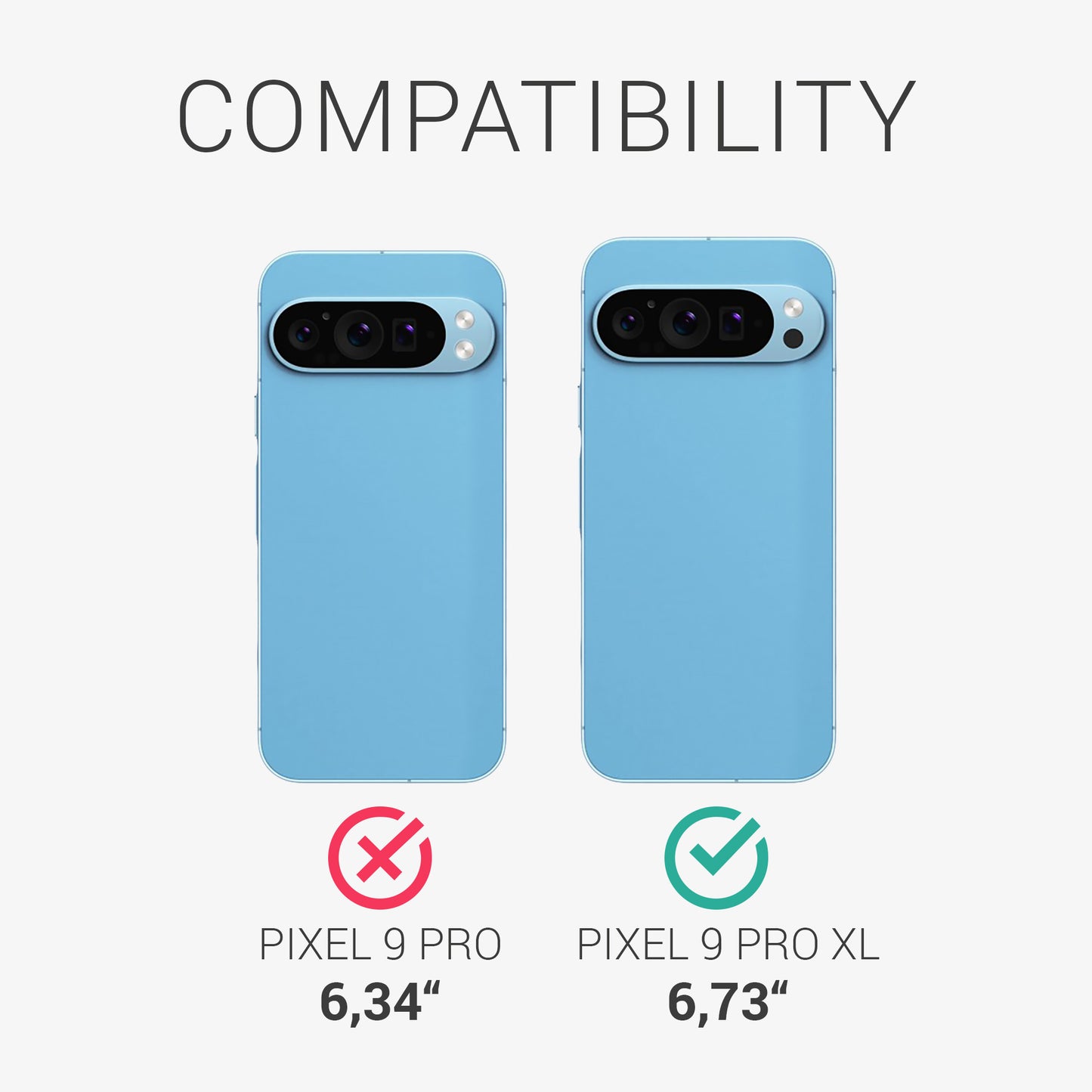kalibri Protective Case compatible with Google Pixel 9 Pro XL - Phone Cover Case