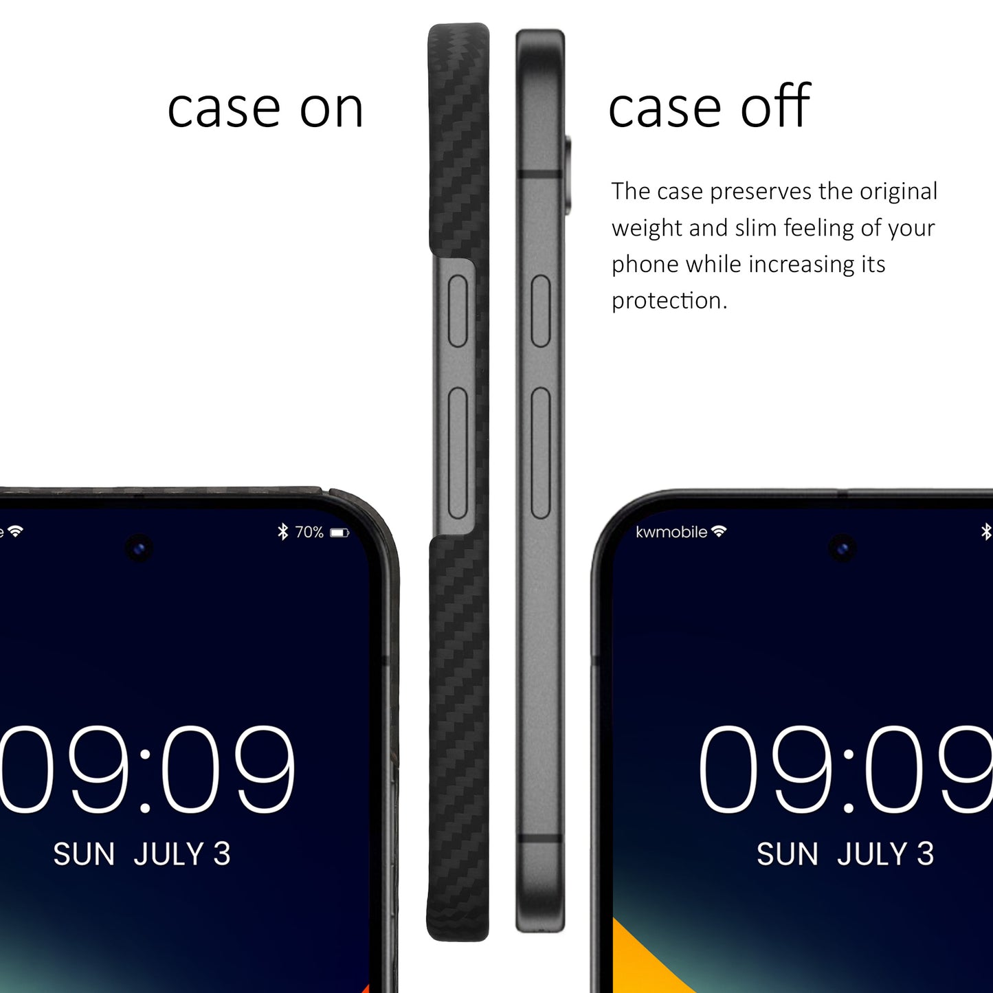 kalibri Protective Case compatible with Google Pixel 9a - Phone Cover Case Mobile Phone Case