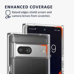 Google Pixel 7 Handyhülle Glitzer Silber