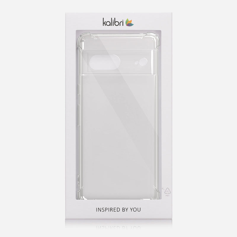 kalibri Case compatible with Google Pixel 7 Case - Phone Cover with Glass Screen Protector - Protective Phone Case