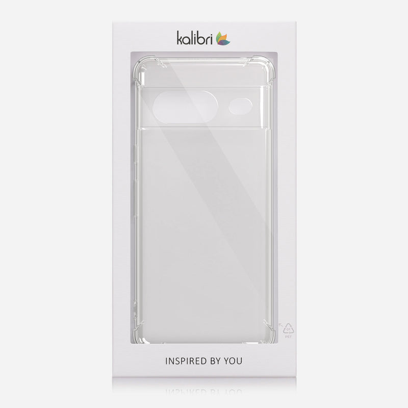 kalibri Case Compatible with Google Pixel 8 - Phone Cover with 2x Glass Screen Protector - Protective Case