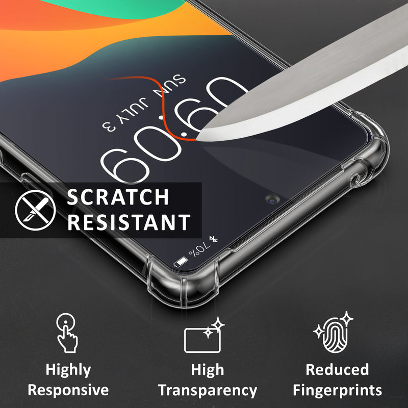 kalibri Case Compatible with Google Pixel 8 - Phone Cover with 2x Glass Screen Protector - Protective Case