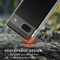 kalibri Case compatible with Google Pixel 7a - Phone Cover with 2x Glass Screen Protector - Phone Case