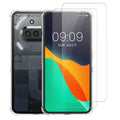 kalibri Case Compatible with Nothing Phone 3a - Phone Cover with 2x Glass Screen Protectors