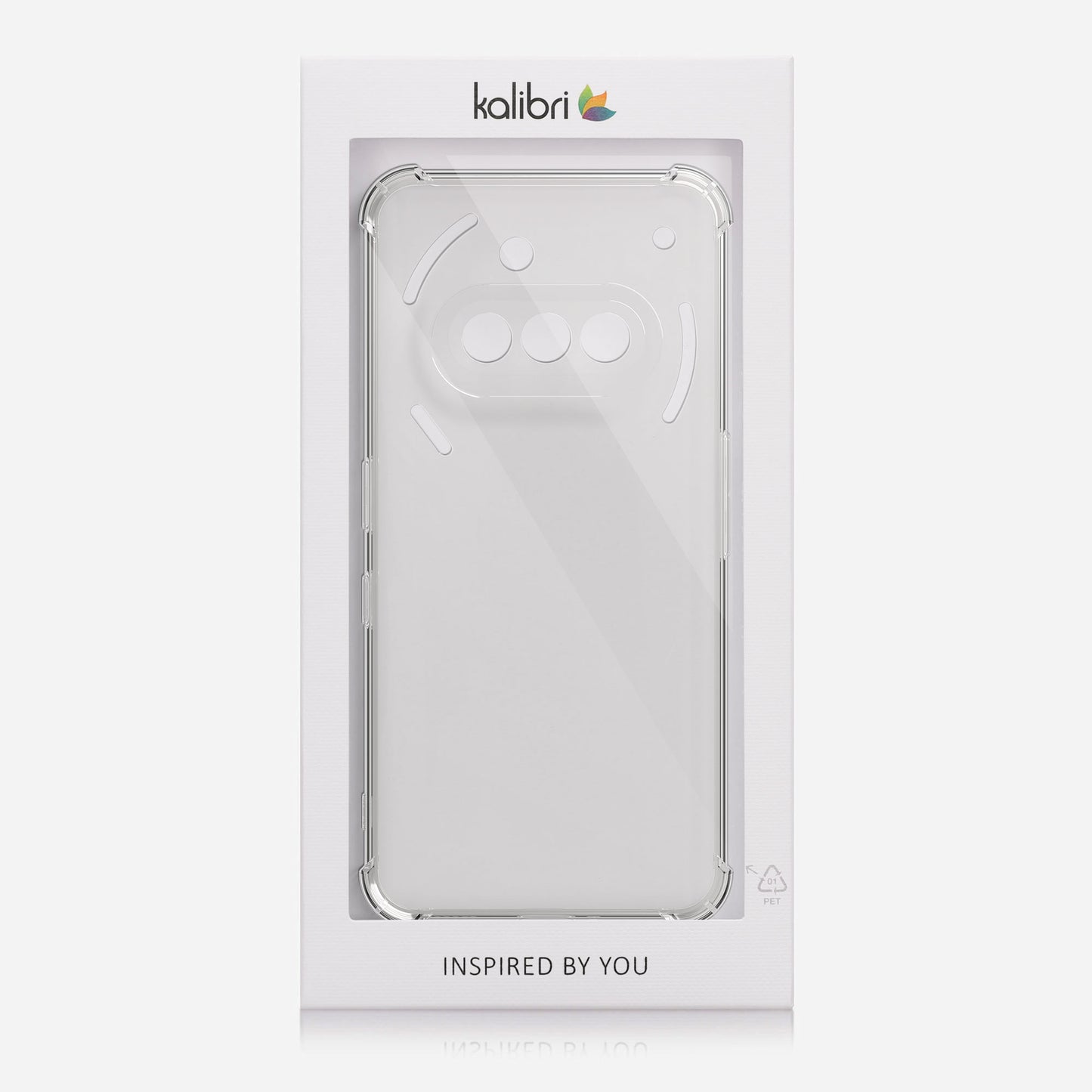 kalibri Case Compatible with Nothing Phone 3a - Phone Cover with 2x Glass Screen Protectors