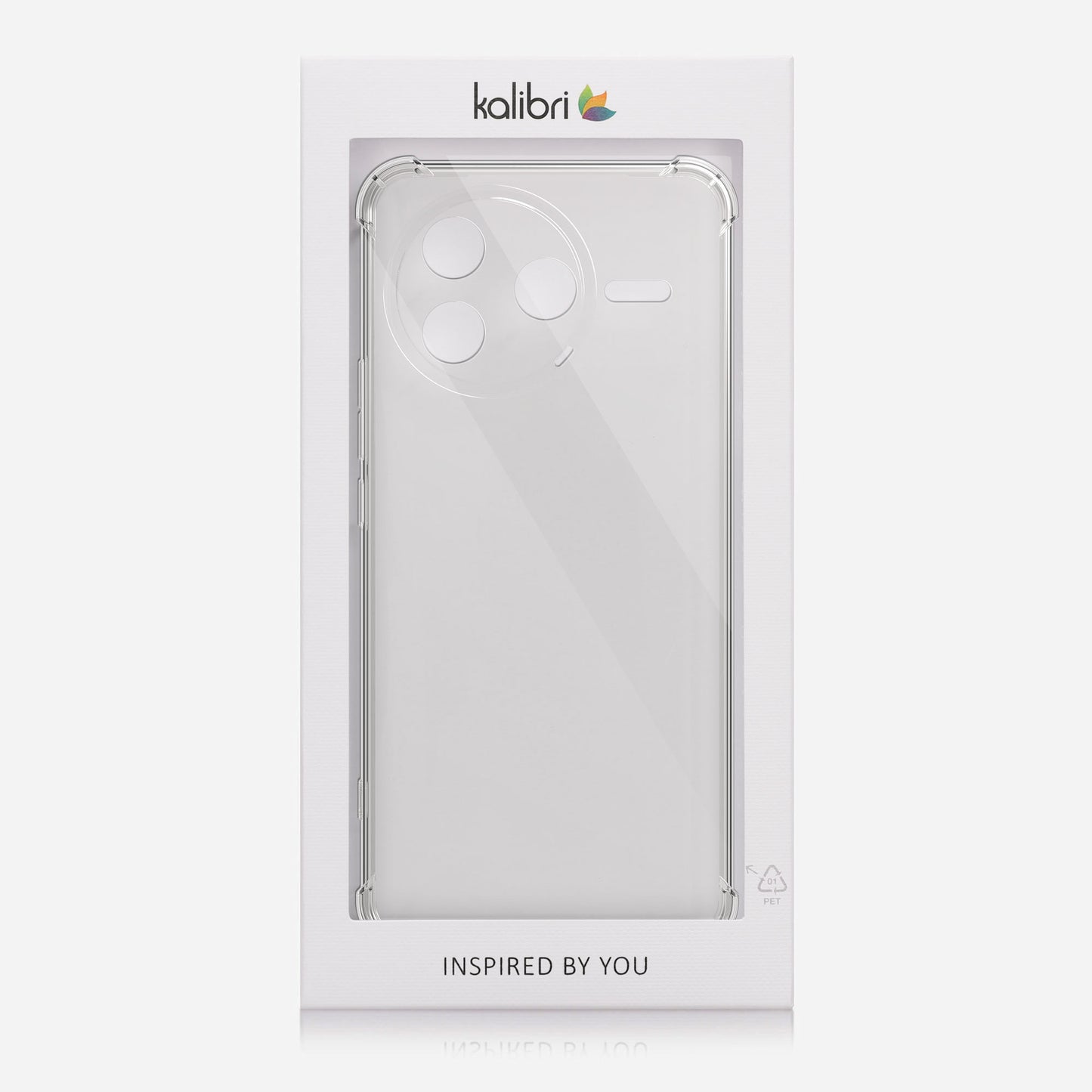 kalibri Case compatible with Xiaomi Poco F7 Pro - Phone Cover with 2x Glass Screen Protector - Protective Case