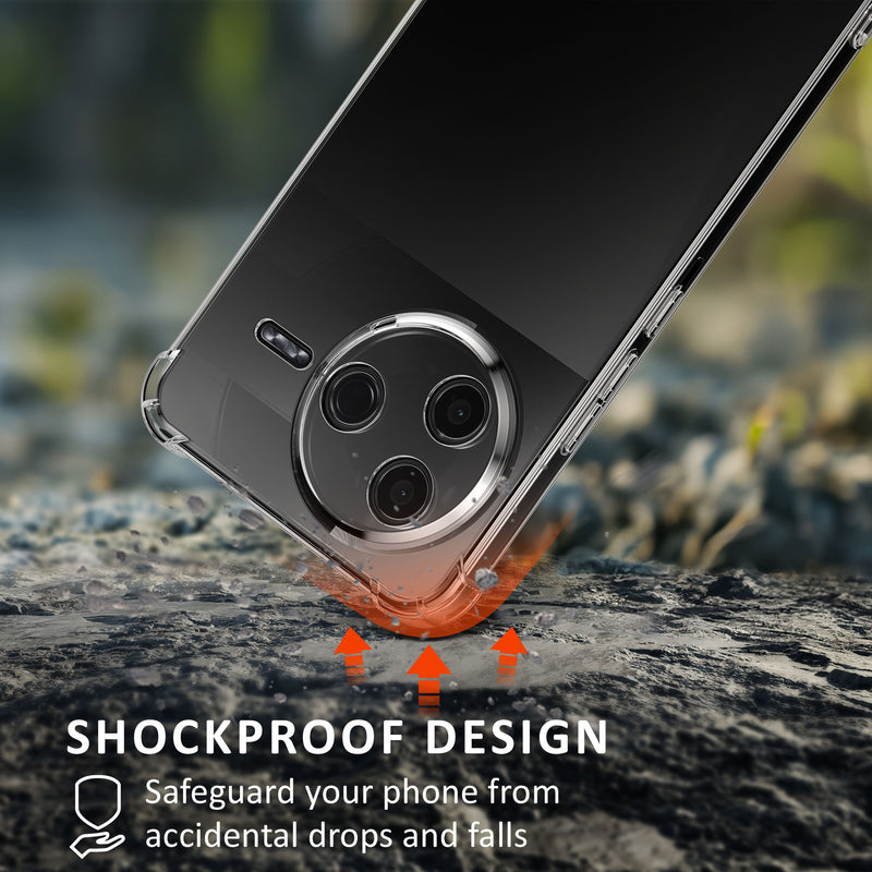 kalibri Case compatible with Xiaomi Poco F7 Pro - Phone Cover with 2x Glass Screen Protector - Protective Case