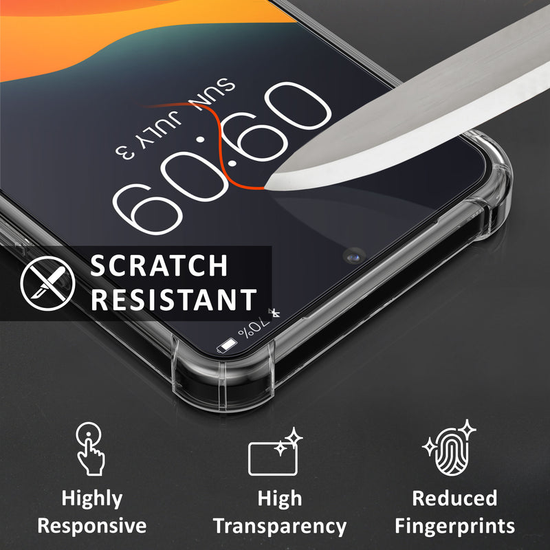 kalibri Case compatible with Xiaomi Poco F7 Pro - Phone Cover with 2x Glass Screen Protector - Protective Case