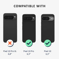kalibri Case Compatible with Google Pixel 10 / Pixel 10 Pro - Phone Cover with 2x Glass Screen Protectors - Phone Case