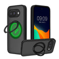 kalibri Protective Case with Ring Holder Compatible with Google Pixel 9a Case - Kickstand 360° Ring Hard Case Compatible with MagSafe
