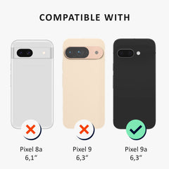 Google Pixel 9a Handyhülle mit MagSafe Ringhalter und Ständer