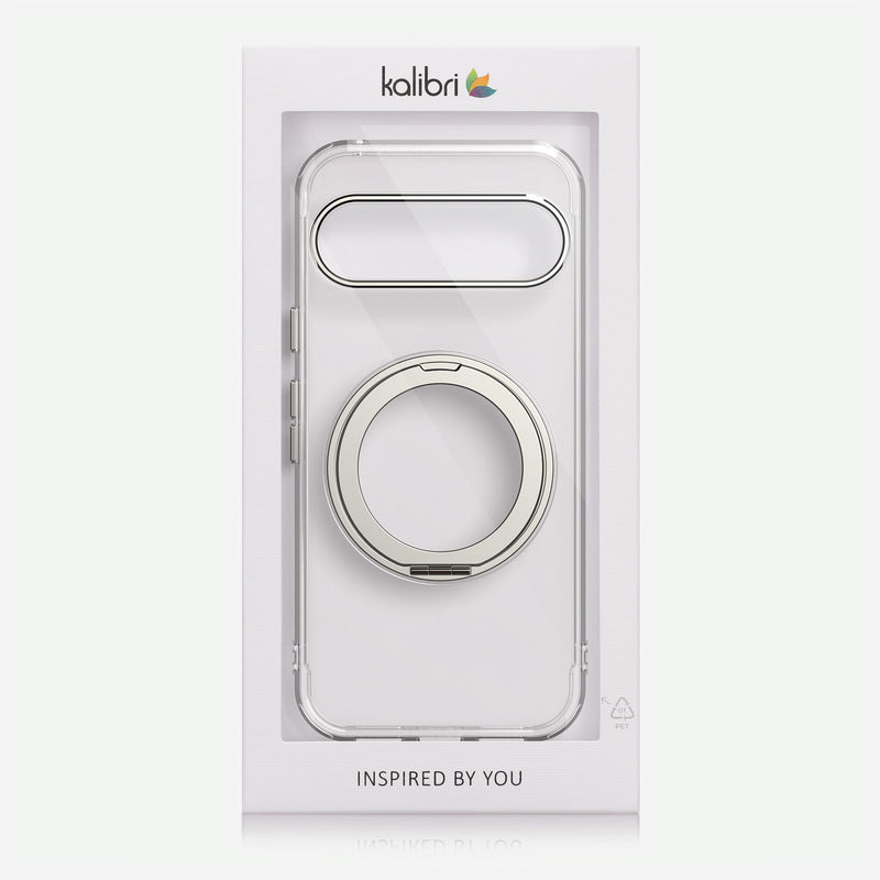 kalibri Protective Case with Stand Ring Holder Compatible with Google Pixel 10 / Pixel 10 Pro Case - Kickstand 360° Ring Hard Case Compatible with MagSafe