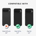 kalibri Protective Case with Stand Ring Holder Compatible with Google Pixel 10 / Pixel 10 Pro Case - Kickstand 360° Ring Hard Case Compatible with MagSafe