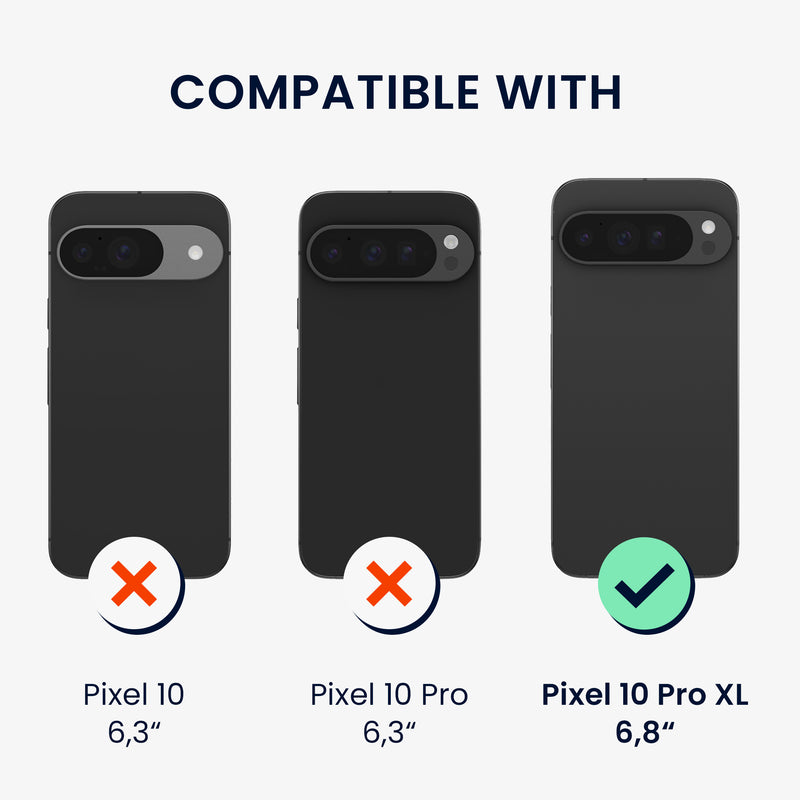 kalibri Protective Case with Ring Holder Compatible with Google Pixel 10 Pro XL Case - Kickstand 360° Ring Hardcase Compatible with MagSafe