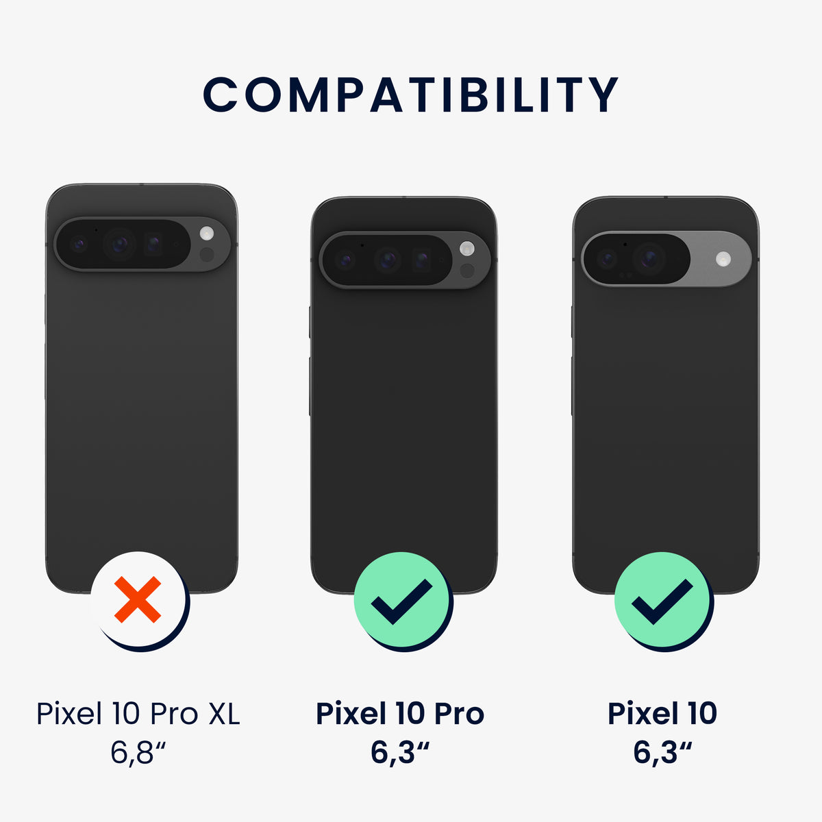 kalibri Case for Google Pixel 10 / Pixel 10 Pro Case - Cover Case Phone Cover - Compatible with MagSafe