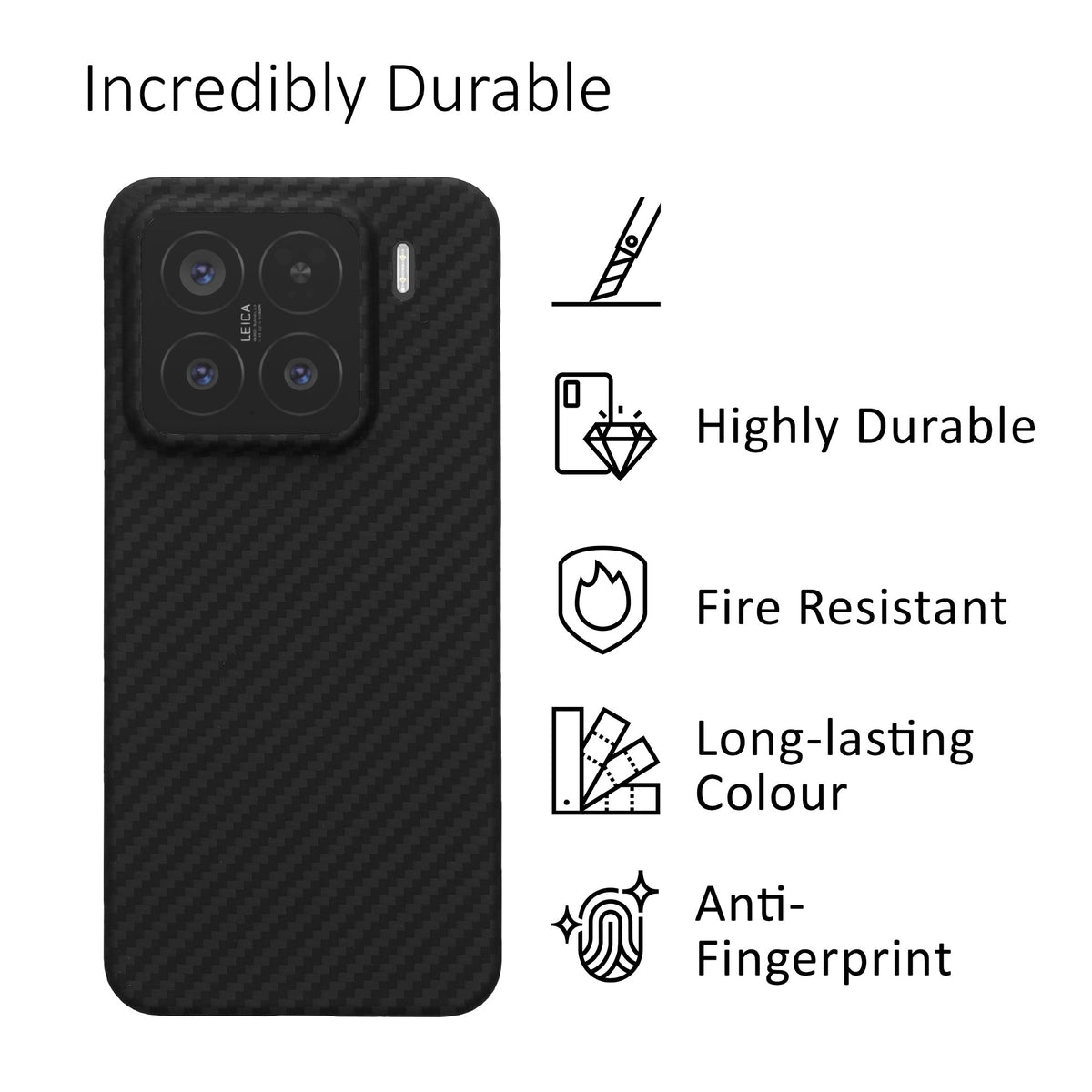 Aramid Case compatible with Xiaomi 15