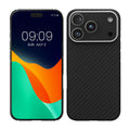 kalibri Schutzhülle kompatibel mit Apple iPhone 17 Pro - Hülle Aramid Schwarz matt