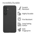 Samsung Galaxy S24 Phone Case Aramid Carbon Look