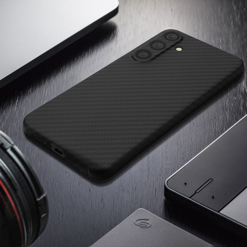 Samsung Galaxy S24 Plus Phone Case Black Carbon
