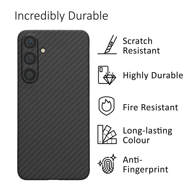 Samsung Galaxy S24 Plus Phone Case Black Carbon