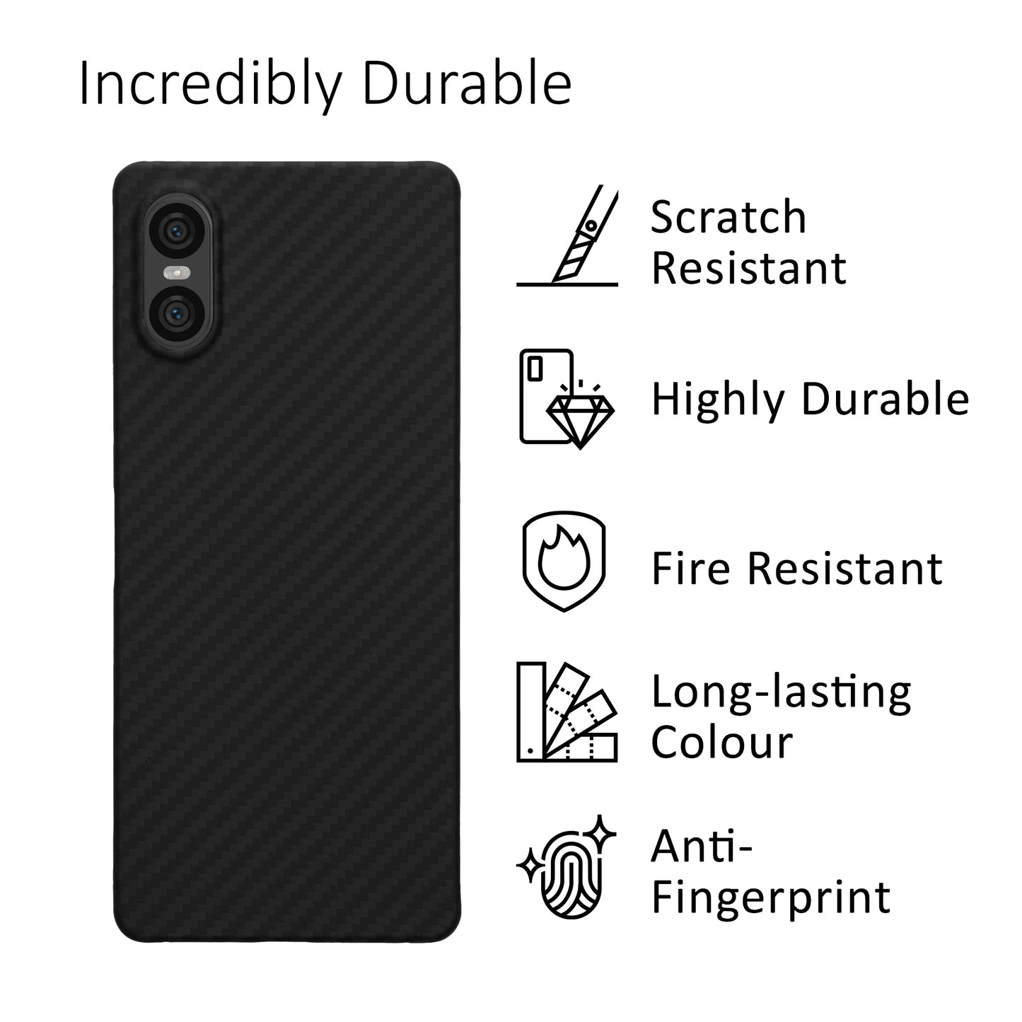 kalibri Protective Case compatible with Sony Xperia 10 VI - Phone Cover Case