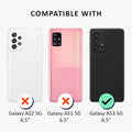 kalibri Case Compatible with Samsung Galaxy A53 5G - Phone Cover with 2x Glass Screen Protectors - Back Cover