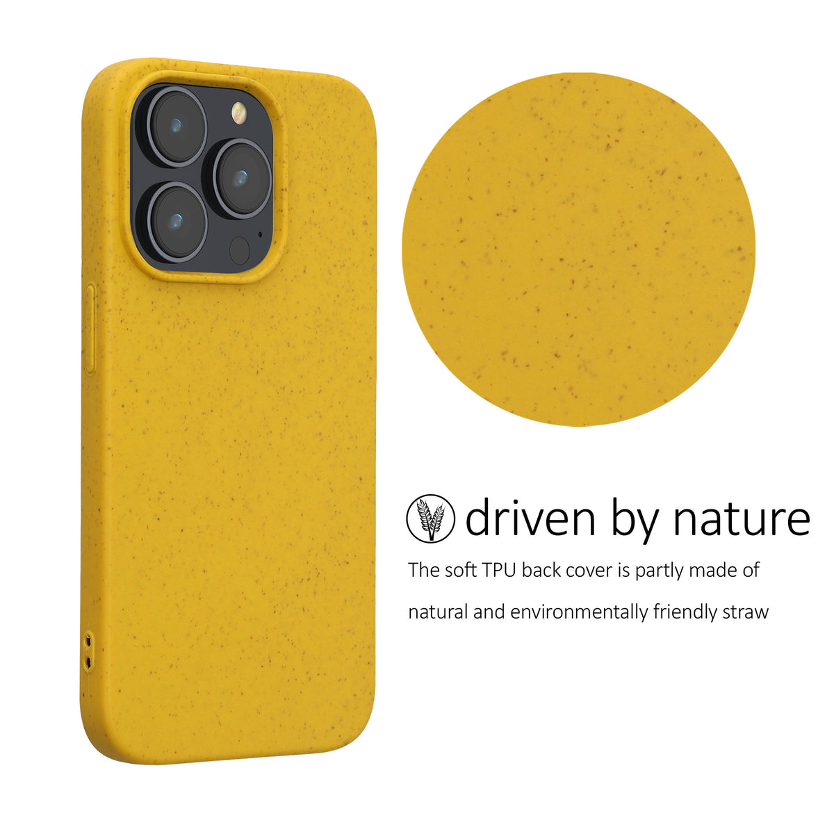 iPhone 15 Pro Phone Case Matte Natural Fibre