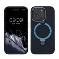 kalibri Case Compatible with Apple iPhone 15 Pro Case - Silicone Case Compatible with MagSafe - Cover with Stand Finger Holder