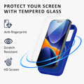kalibri Case compatible with Apple iPhone 15 Pro Case - Magnetic Silicone Case compatible with MagSafe - Cover with 2x Screen Protectors - Rubberized Phone Case