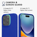 kalibri Case compatible with Apple iPhone 15 Pro Case - Magnetic Silicone Case compatible with MagSafe - Cover with 2x Screen Protectors - Rubberized Phone Case