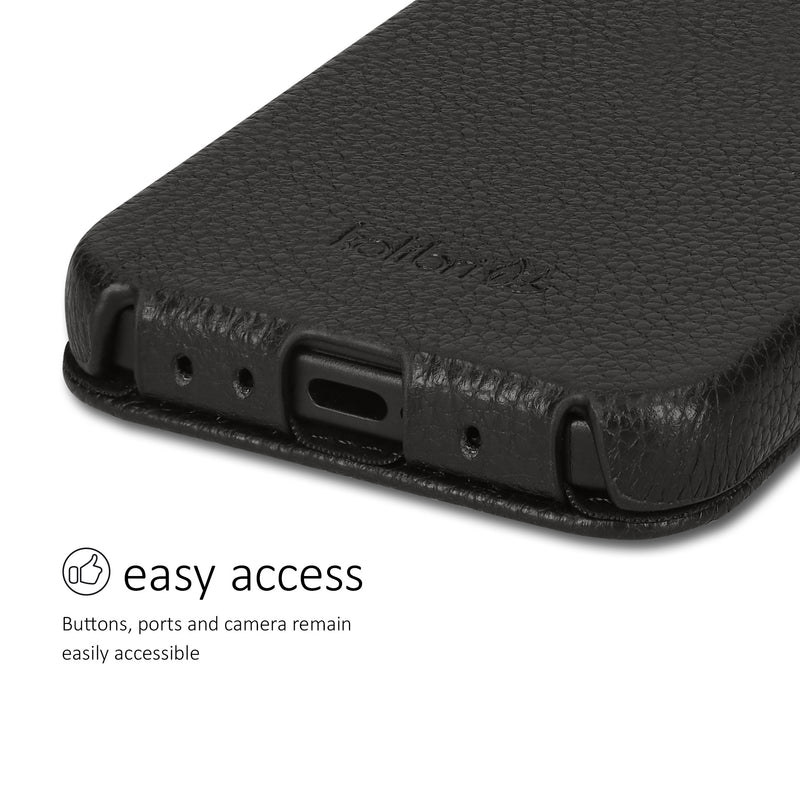 kalibri Ultra Slim Flip Case compatible with Apple iPhone 16 Cover Protective Case Pouch