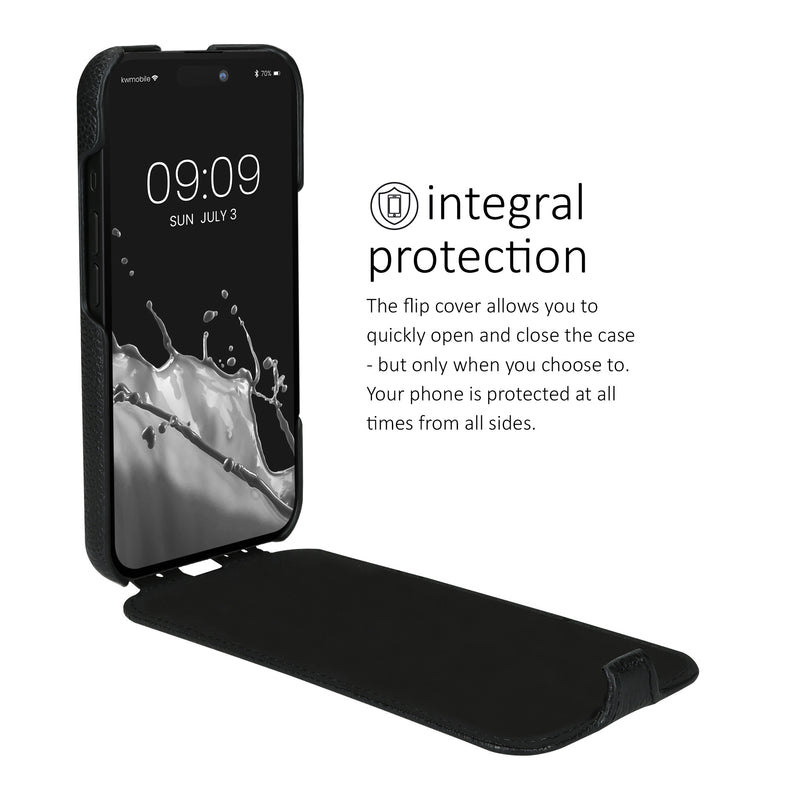 kalibri Ultra Slim Flip Case compatible with Apple iPhone 16 Cover Protective Case Pouch