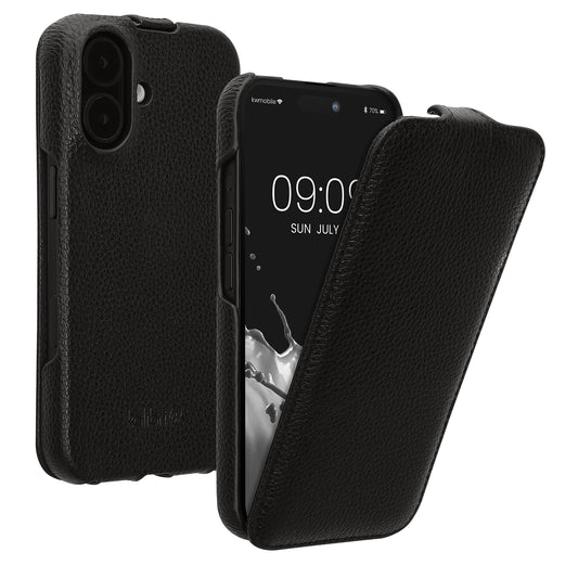 kalibri Ultra Slim Flip Case compatible with Apple iPhone 16 Cover Protective Case Pouch