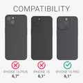kalibri Protective Case compatible with Apple iPhone 15 Pro Hardcover Phone Cover Case