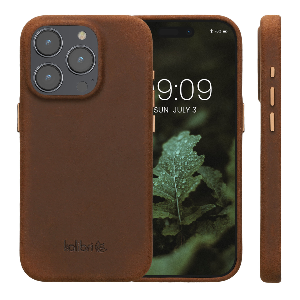 kalibri Protective Case compatible with Apple iPhone 15 Pro Hardcover Phone Cover Case