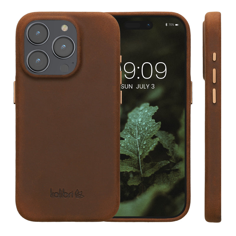 kalibri Protective Case compatible with Apple iPhone 15 Pro Hardcover Phone Cover Case