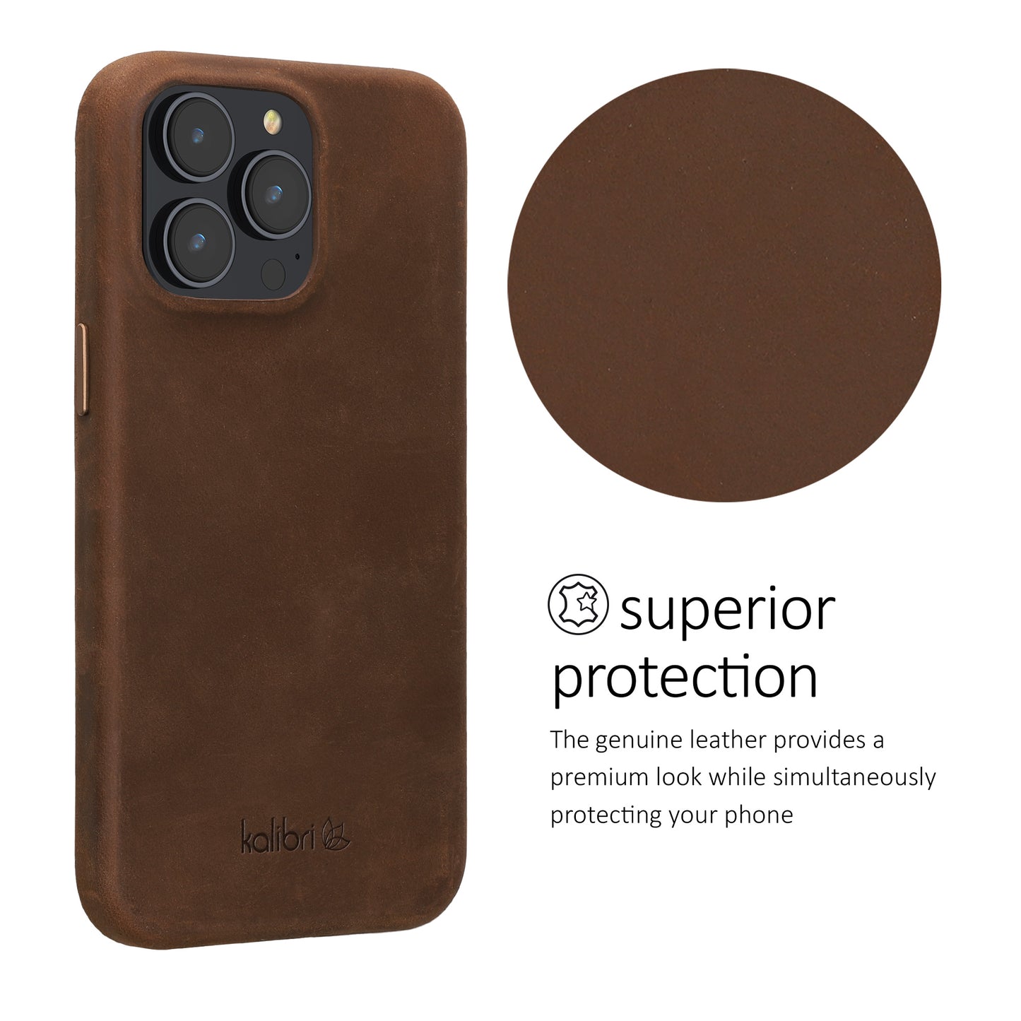 kalibri Protective Case compatible with Apple iPhone 15 Pro Max
