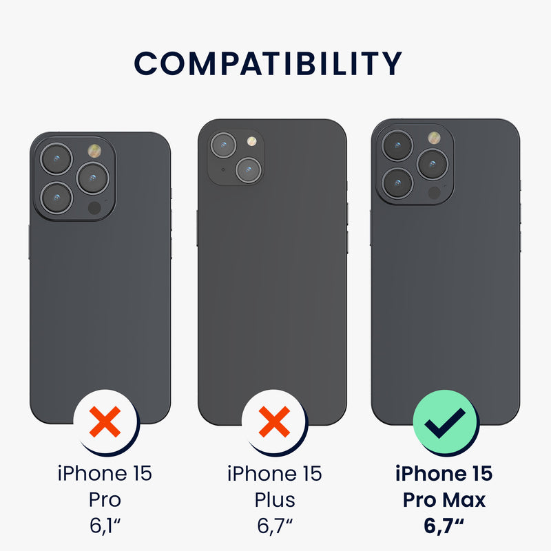 kalibri Protective Case compatible with Apple iPhone 15 Pro Max