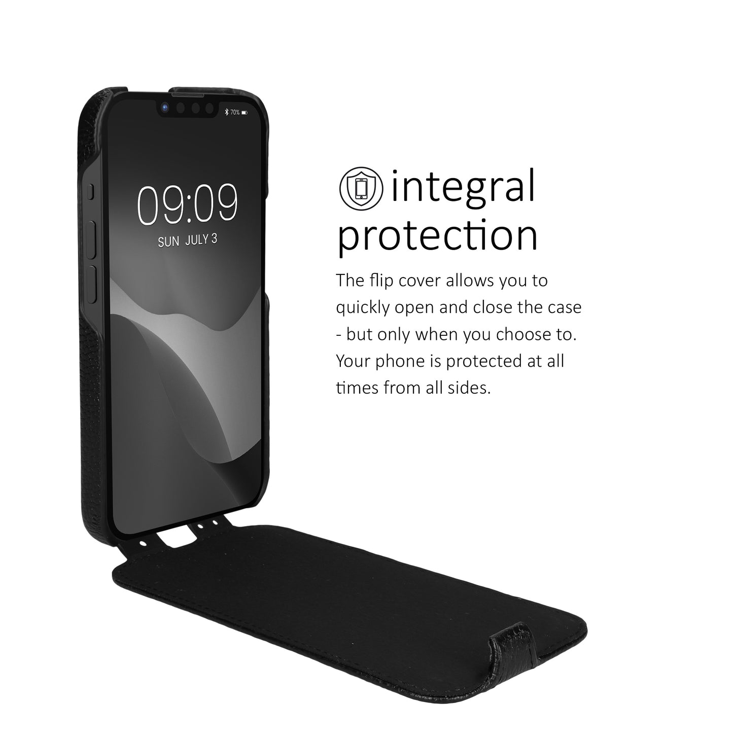 kalibri Flip Case Ultra Slim compatible with Apple iPhone 17e / iPhone 16e