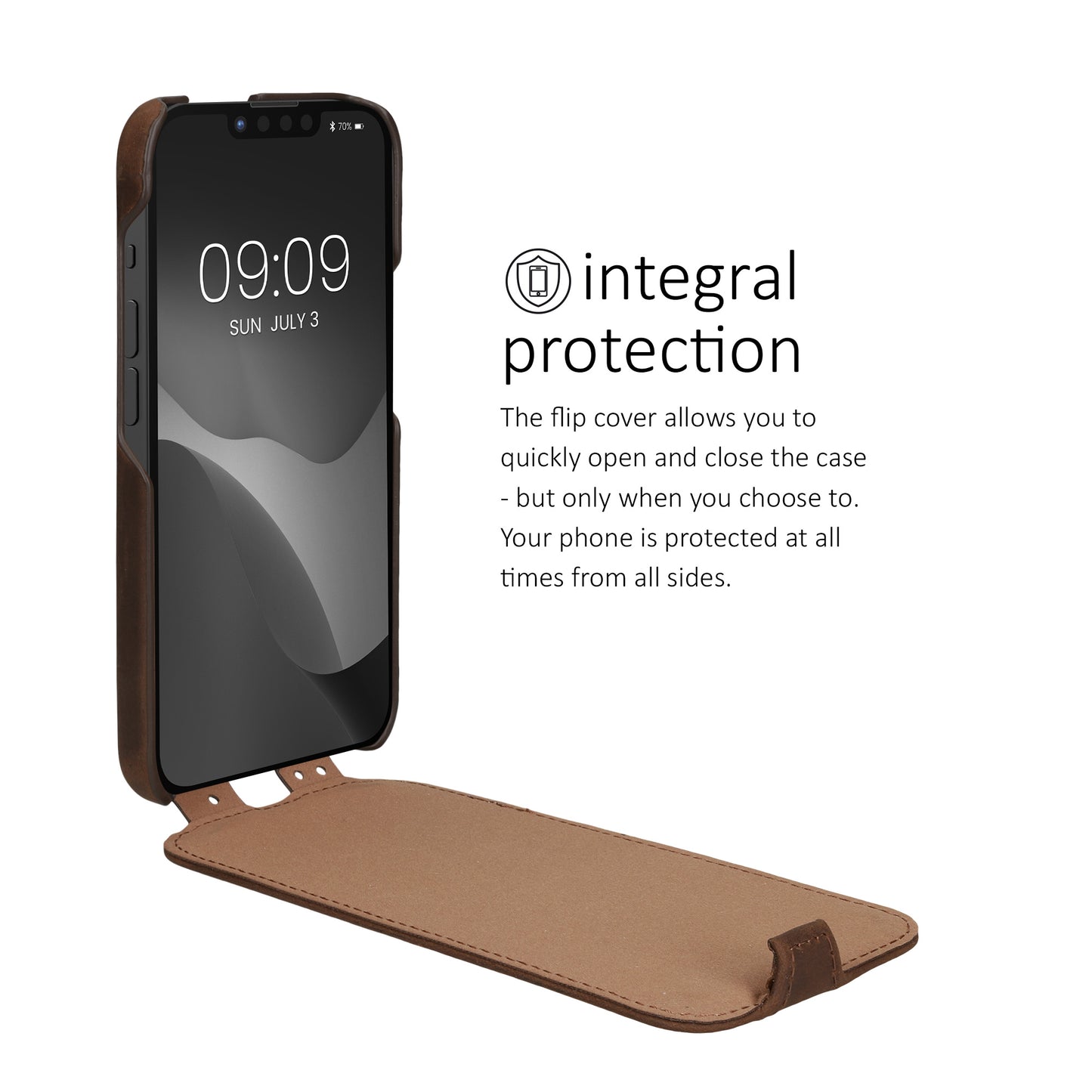 kalibri Flip Case Ultra Slim compatible with Apple iPhone 17e / iPhone 16e