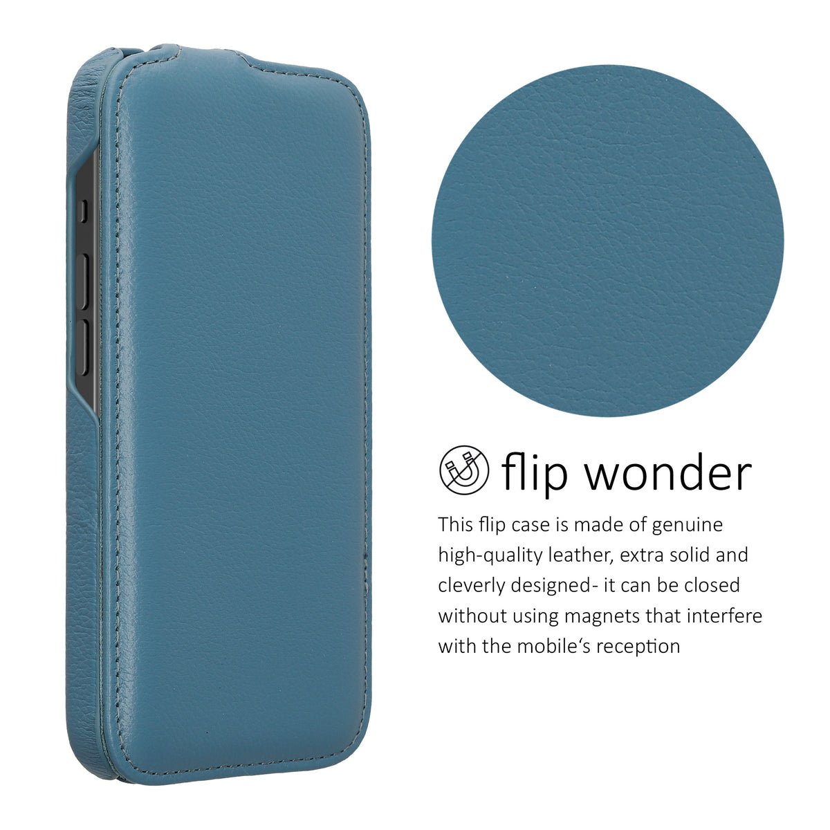 kalibri Flip Case Ultra Slim compatible with Apple iPhone 17e / iPhone 16e