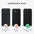 kalibri Case compatible with Apple iPhone 17e / iPhone 16e - Mobile Phone Case with 2x Screen Protector - Cover